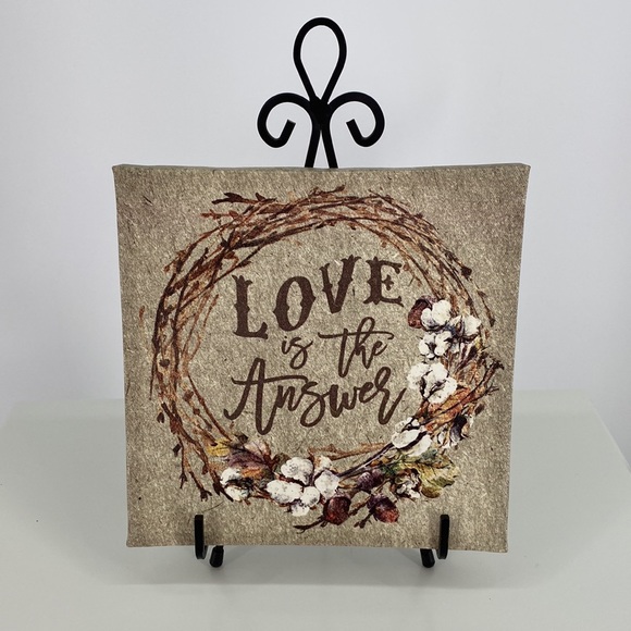 Love Is The Answer Canvas Print - Picture 2 of 15